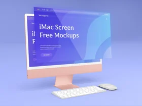 Free Editable iMac Screen Mockups